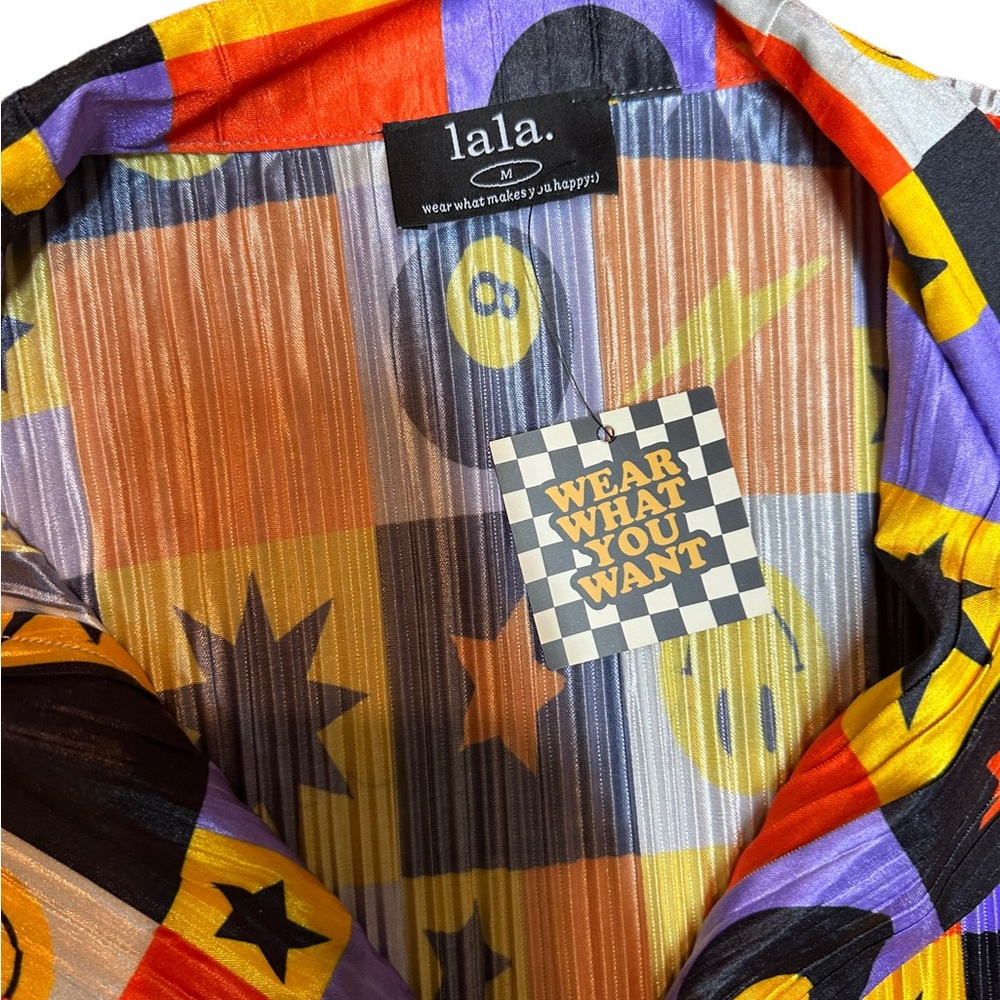 NWT Dressed in LALA | Long Sleeve Plisse Set in Not Made to Be Subtle - Picture 9 of 11